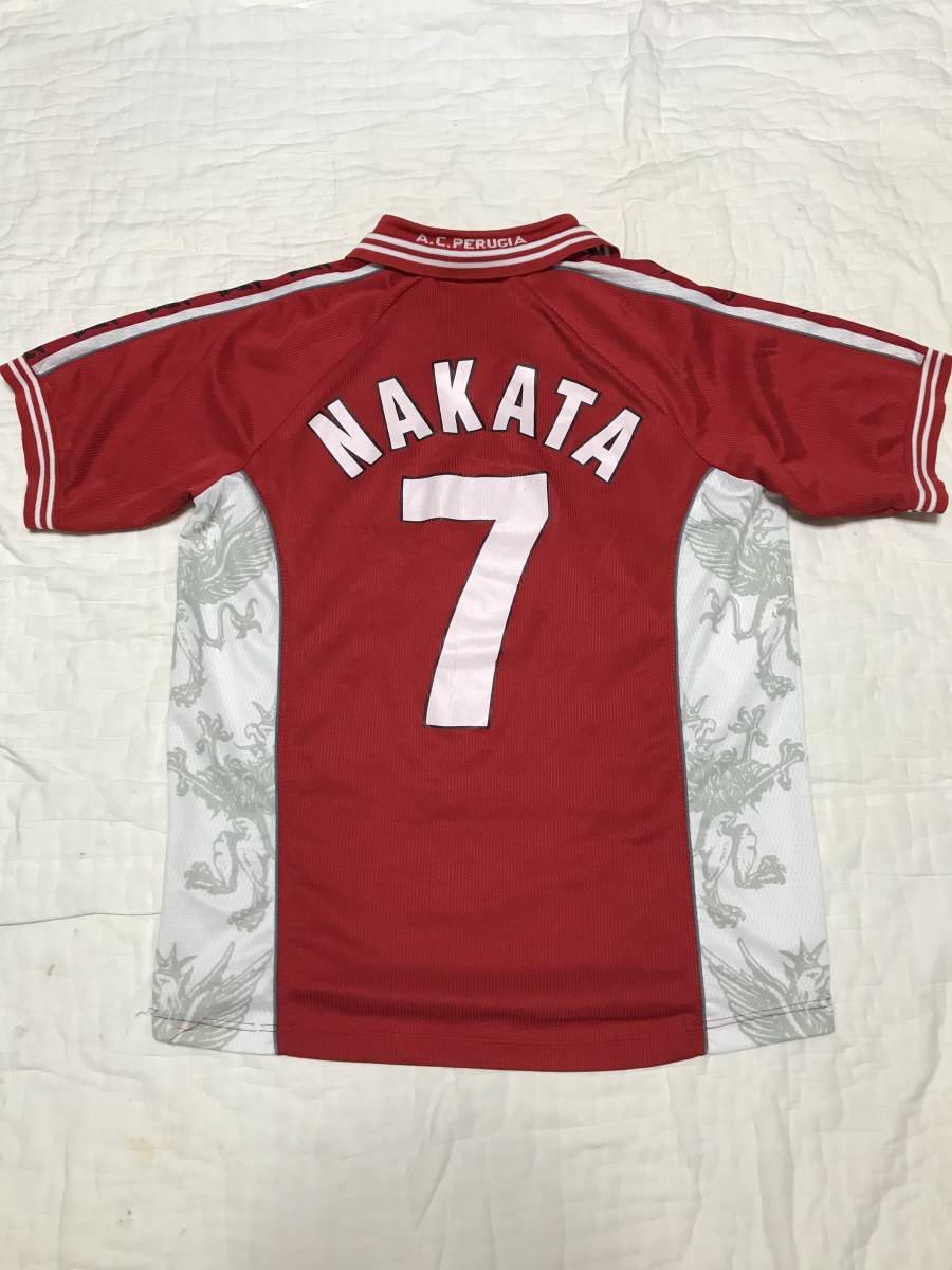 99-00 GALEX ペルージャ 背番号7 中田英寿 ユニフォーム イタリア製