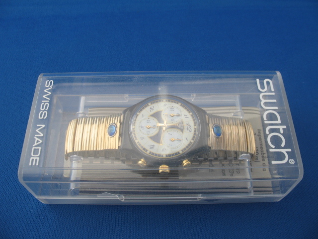 ◇未使用 SWATCH スウォッチ CHRONO クロノ 電池交換済み① 