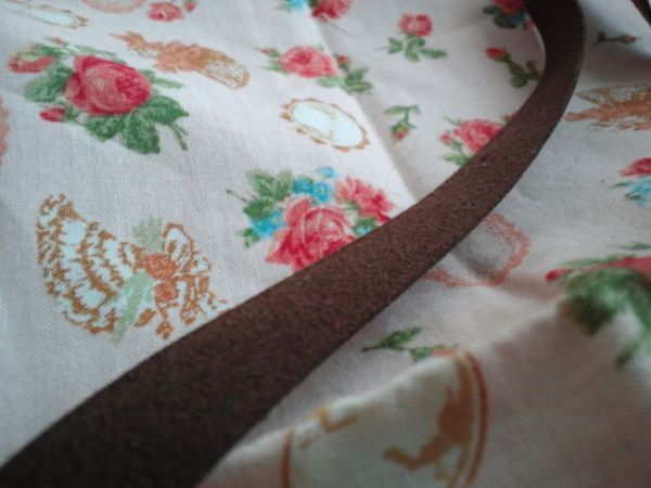 高級フェイクスエードのおリボン　14㎜巾　濃茶　1.5m　ハンドメイド　シンプルおしゃれ_2