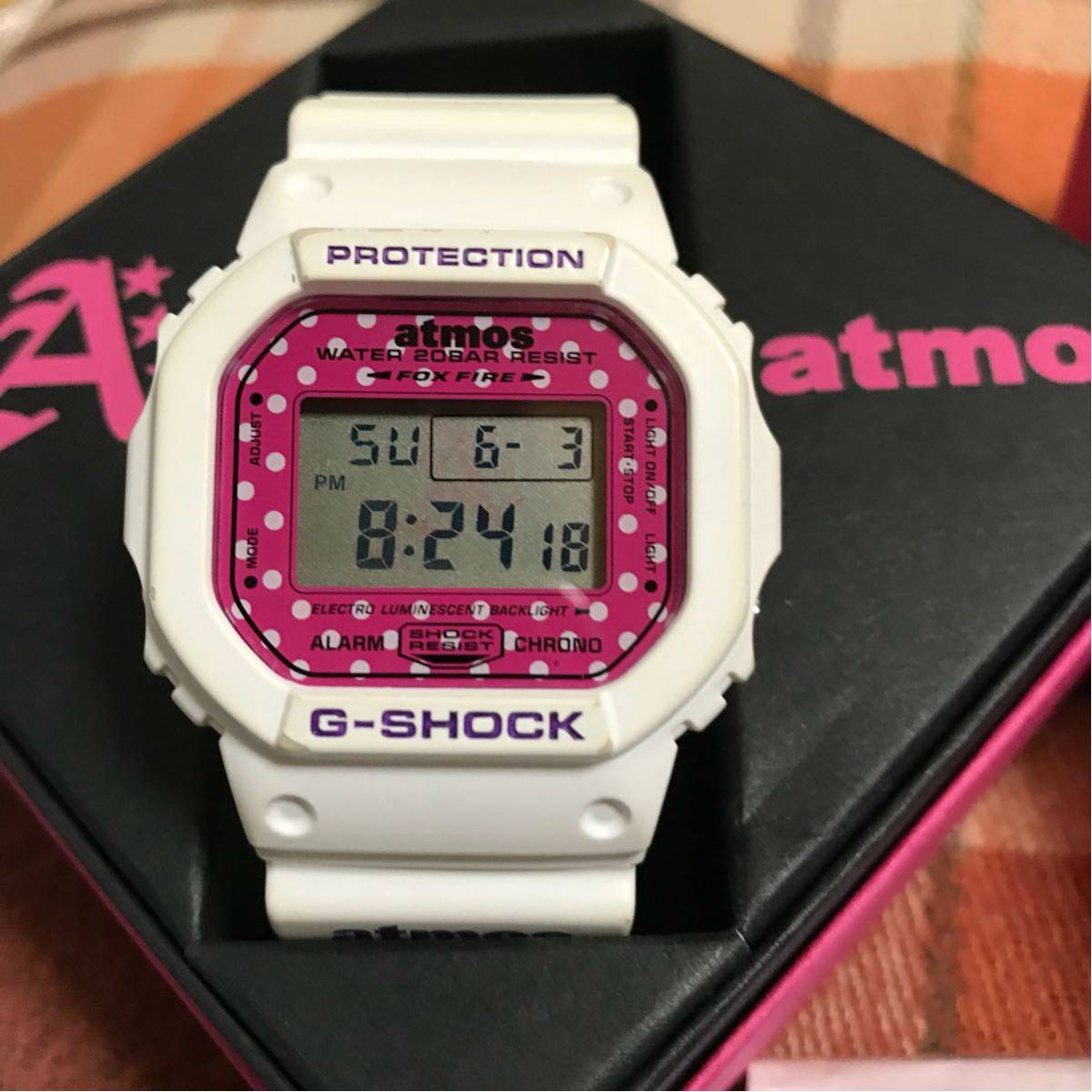 atmos × G-SHOCK 箱・取説付き アトモス Gショック 即決 腕時計 DW