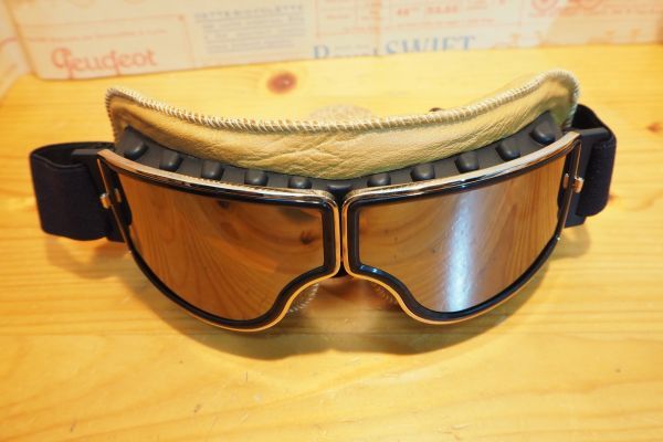 新品 ゴーグル ビンテージ バイク クラシック レトロ （ハルシオン