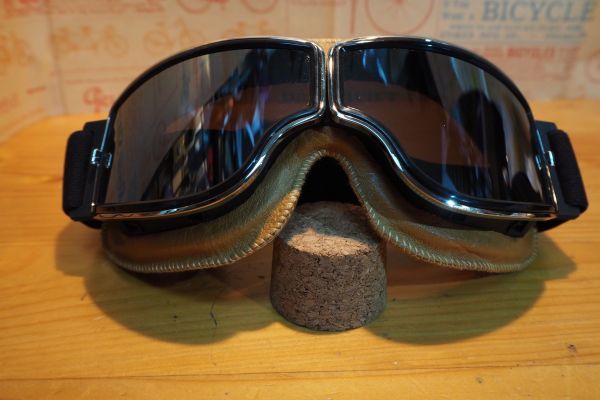 新品 ゴーグル ビンテージ バイク クラシック レトロ （ハルシオン