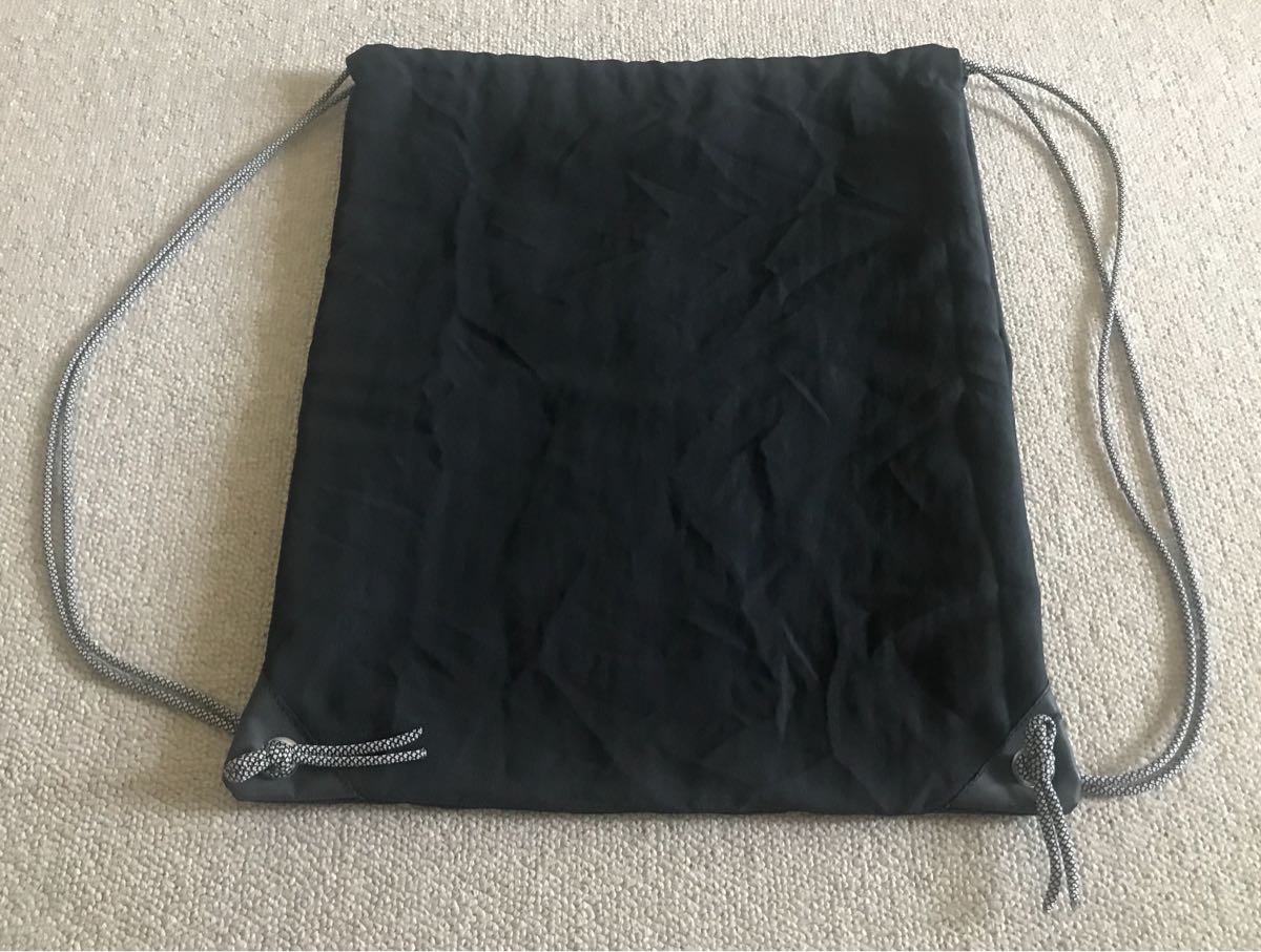 希少 LQQK STUDIO DRAWSTRING ナップザック 紺系 ルックスタジオ バッグ look studio