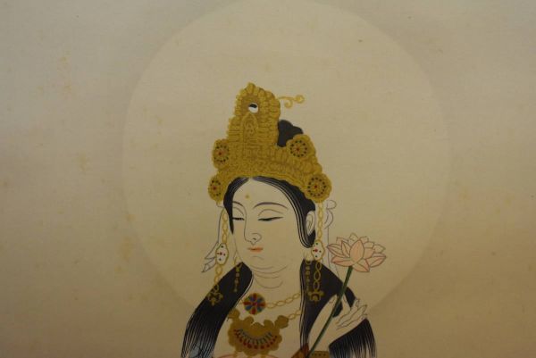 掛軸 掛け軸 観世音菩薩 観音様 観音菩薩立像 美しい 仏画 仏教美術 ウォールアート タペストリー 人物 菩薩 売買されたオークション情報 Yahooの商品情報をアーカイブ公開 オークファン Aucfan Com
