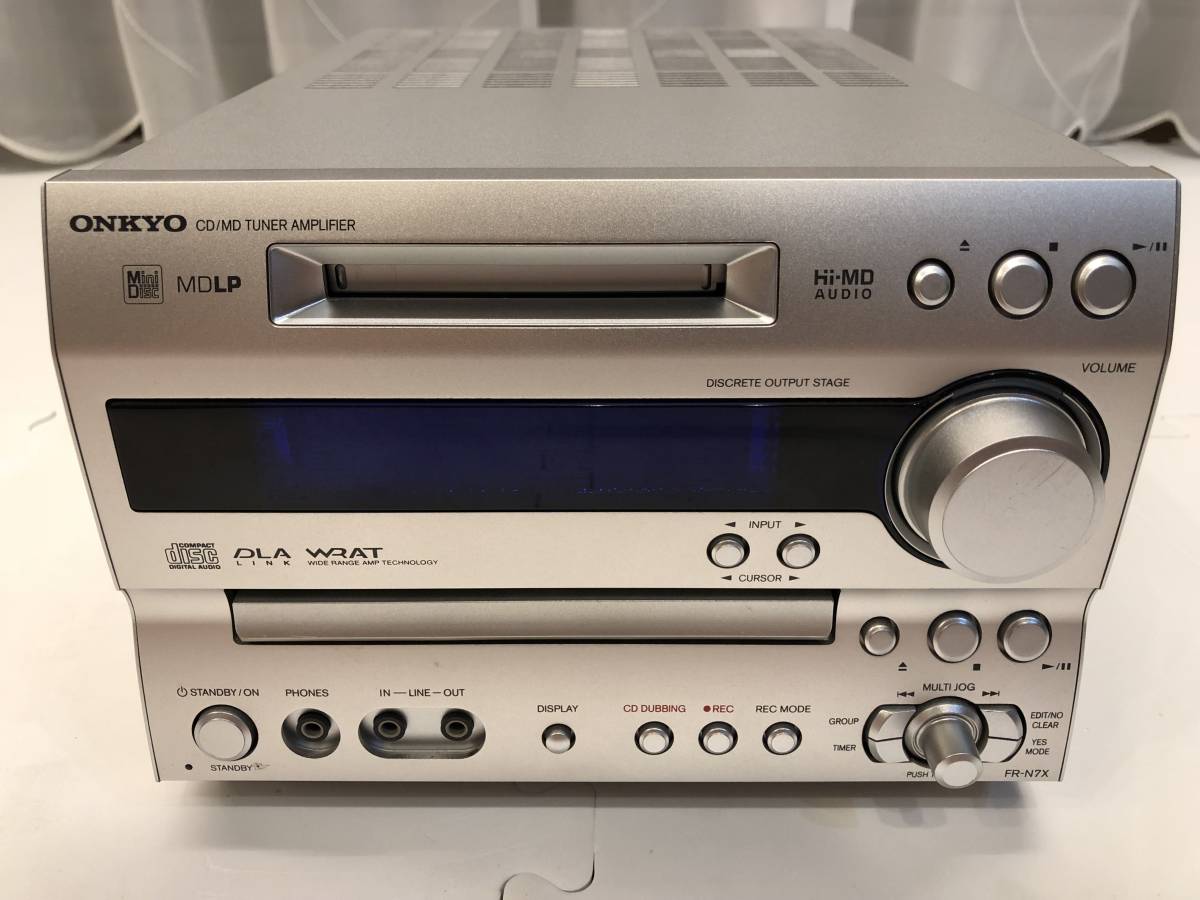ONKYO CD Hi-MD コンポ FR-N7X リモコン・取説付き 【公式通販】