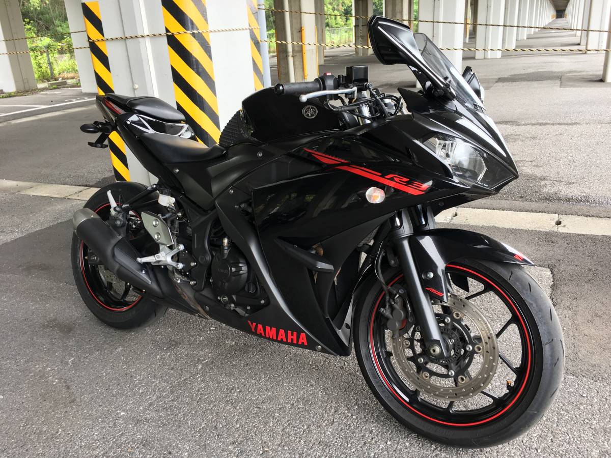 ☆YAMAHA ヤマハ YZF-R3 ABS RH07J ブラックメタリック 2015年 B021型