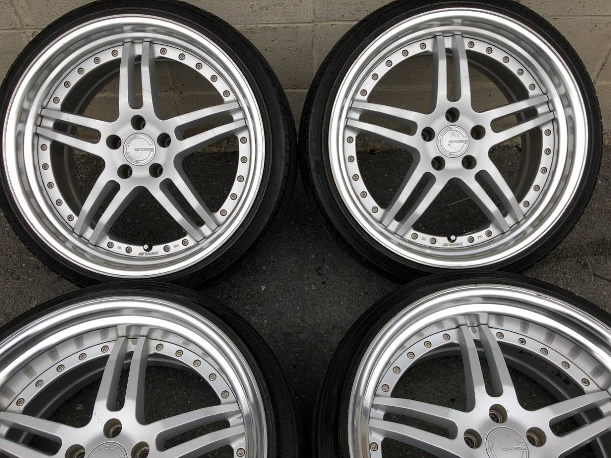 美品◇深リム 段リム 極太 WORK グノーシス GS2 9.5J10.5J セルシオ 