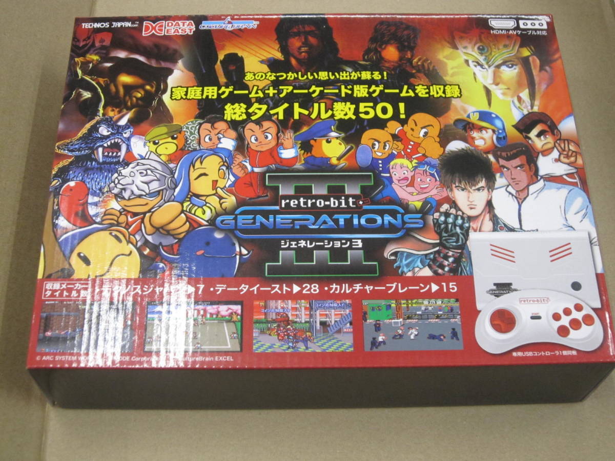 新品】JNNEX レトロビット ジェネレーション３ retro-bit GENERATION 3 FC](本体)Retro-bit  GENERATIONS3(