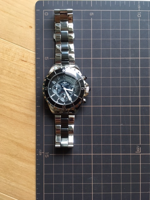 美品 TECHNOS/テクノス keramik クロノグラフ T3032 セラミック 