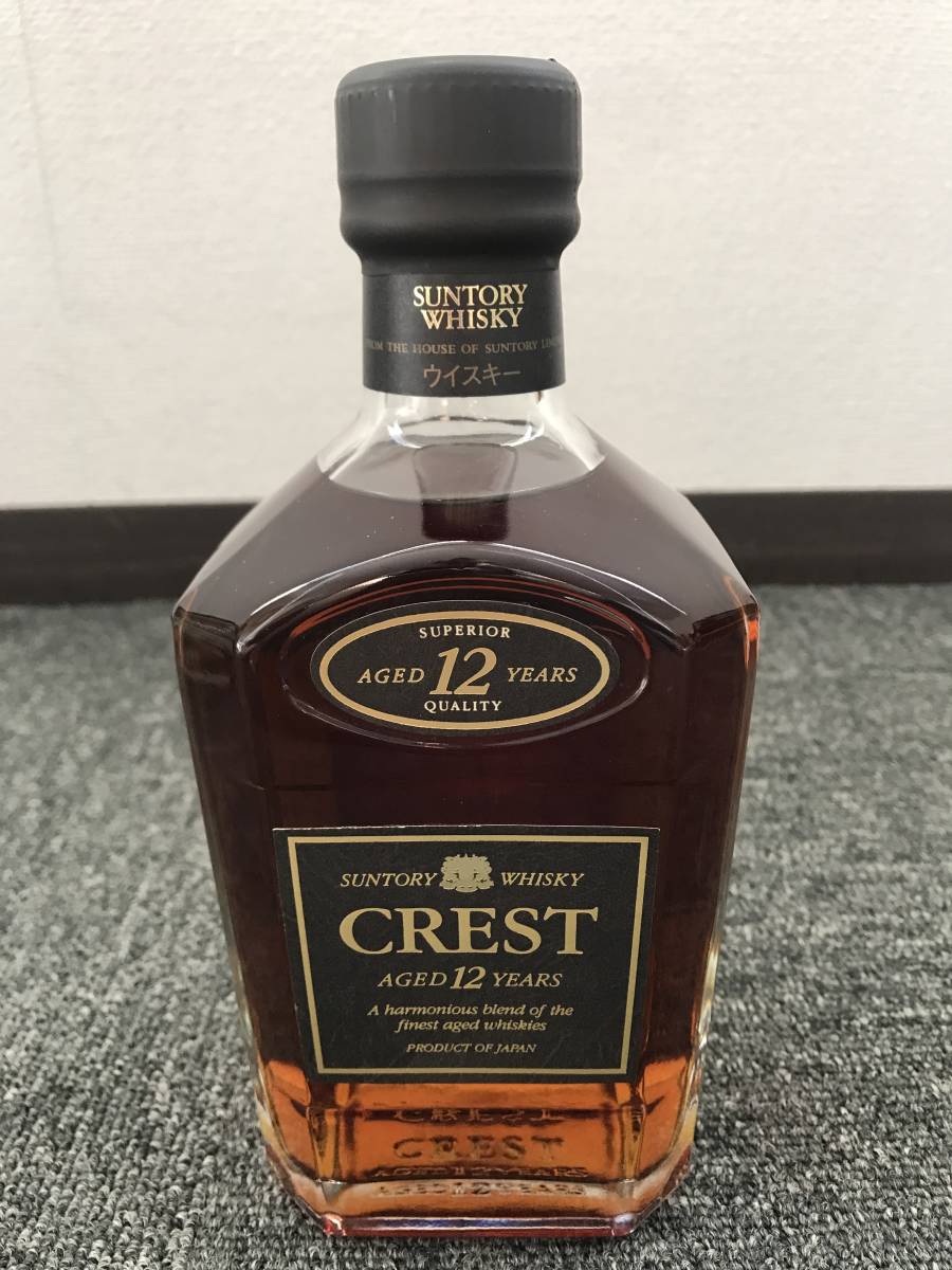 【未開栓】☆SUNTORY CREST サントリー クレスト 12年 750ml 43% ウイスキー 古酒 