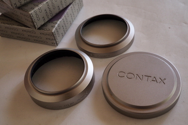 □ CONTAX Gシリーズ用 メタルフード(GG-1/GG-2) メタルキャップ(GK-54