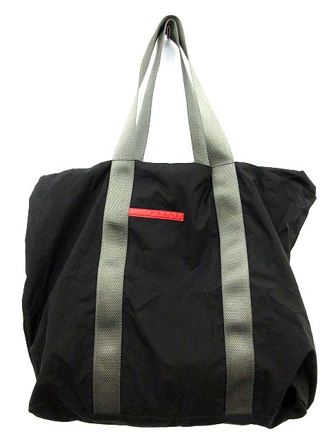 プラダスポーツ PRADA SPORT トートバッグ ナイロン ショルダー 黒 