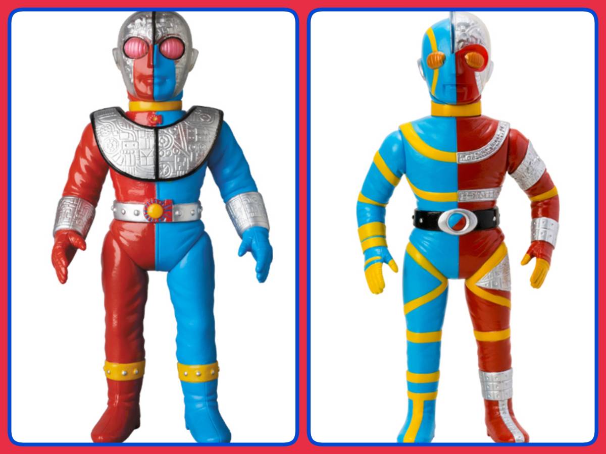メディコム・トイ×東映レトロソフビ☆人造人間キカイダー＆キカイダー 