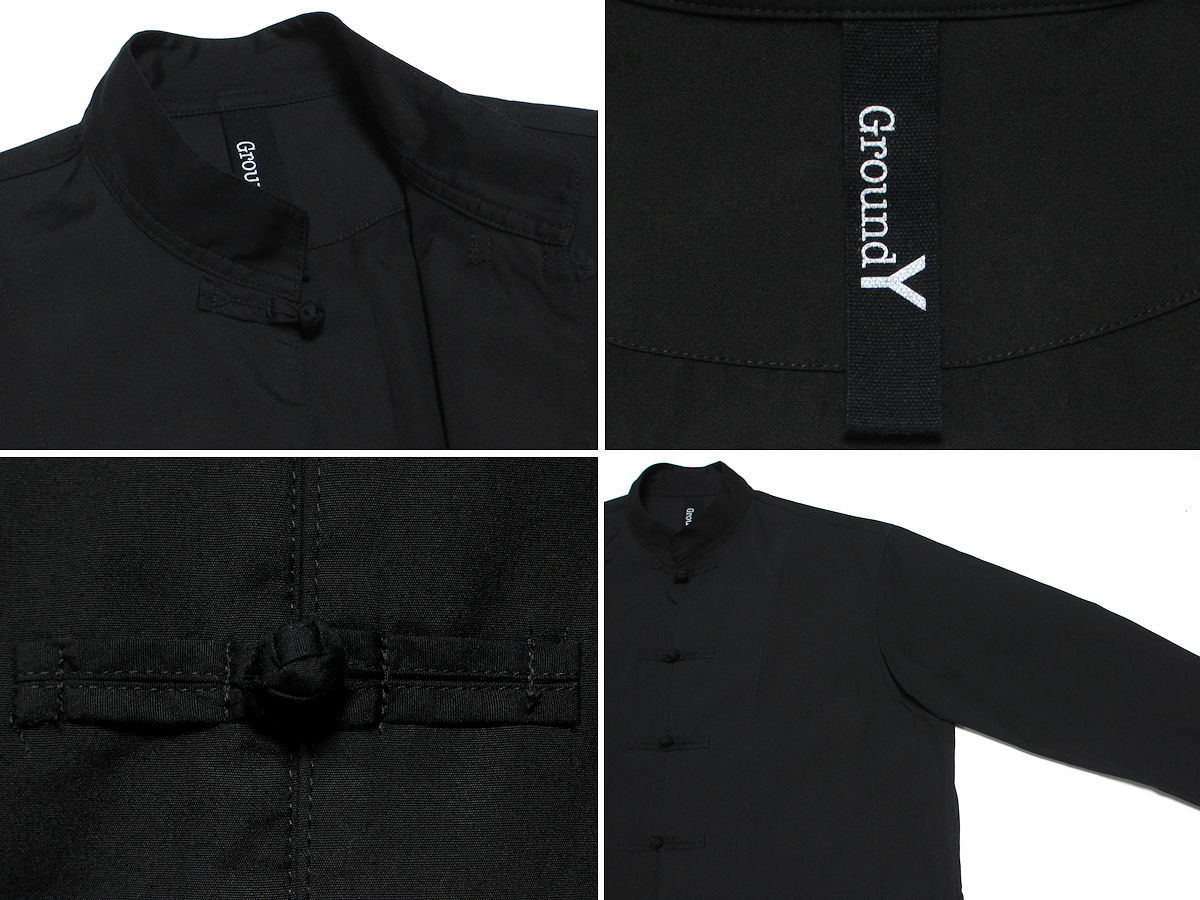 美品 ヨウジヤマモト Ground Y '18S/S China Shirt 100/2 Broad