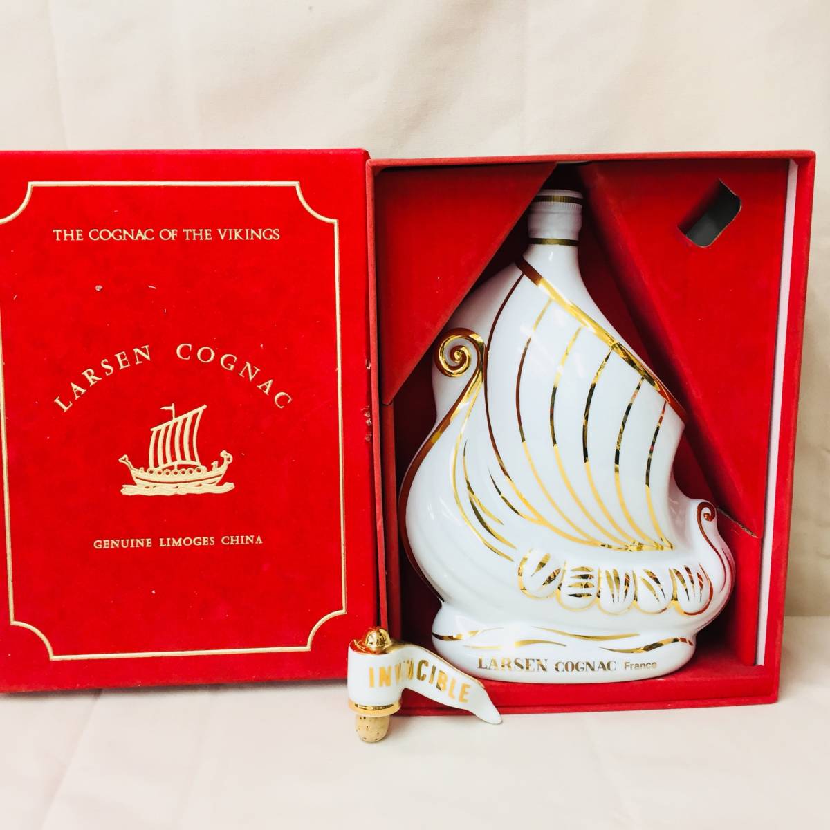 ☆LARSEN/ラーセン バイキングシップ☆COGNAC/コニャック/白 ☆LARSEN/ラーセン バイキングシップ☆COGNAC/コニャック/白