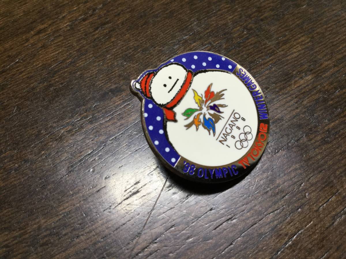 1998長野オリンピックピンバッジ⁄TBS テレビ東京 1998 長野