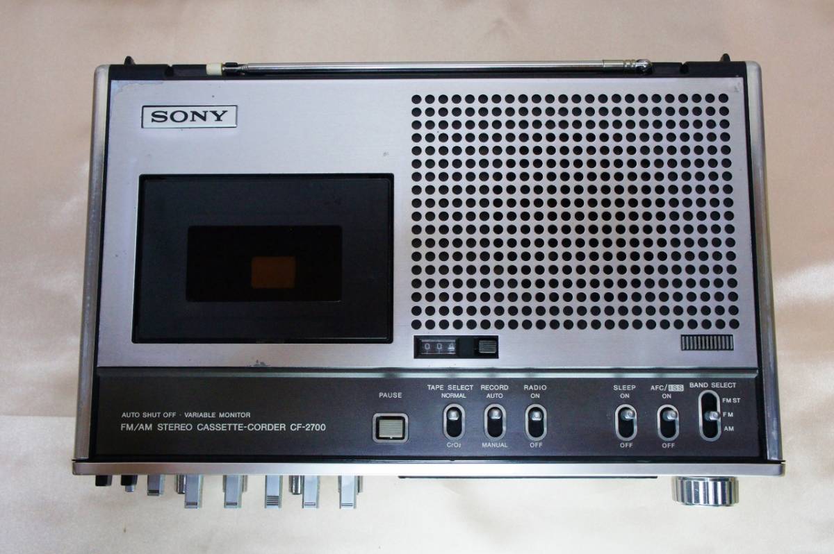 SONY ソニー CF-2700 カセットデンスケ SONY CF-2700Dの仕様 ソニー