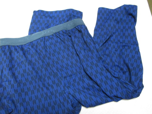 SEEK　シーク　ロングパンツ　ステテコ　　高い吸保湿性　　消臭効果　　２枚セット　ズボン下　　ひざ下丈　　Ｌサイズ
