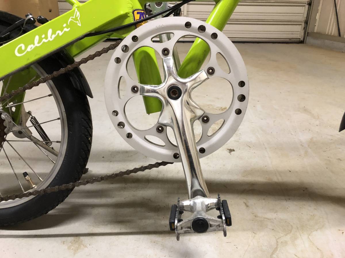 プジョー コリブリ16 グリーン ミニベロ 折りたたみ自転車 アルミ 
