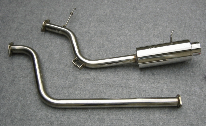 I】社外 砲弾マフラー ワゴンR スティングレー MH23S ターボ 中古品