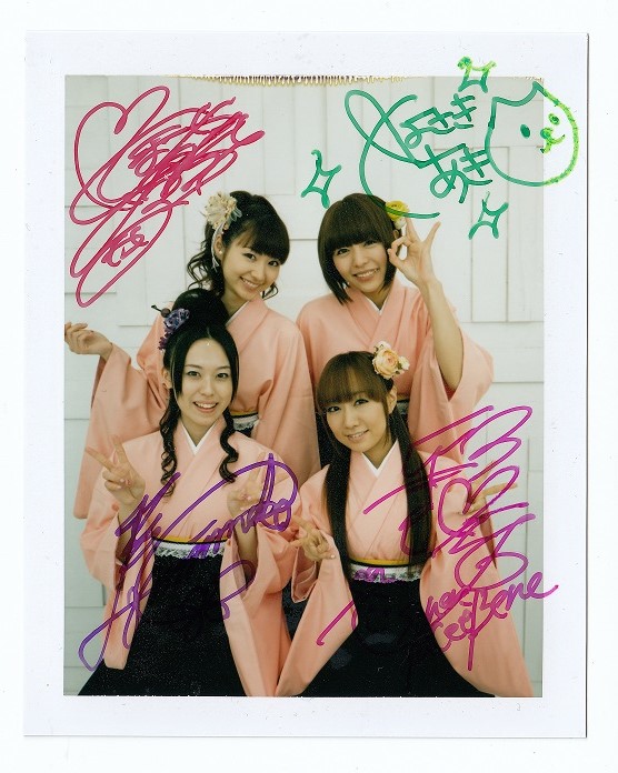 スフィア☆豊崎愛生 戸松遥 高垣彩陽 寿美菜子 直筆サインポラ☆当選  