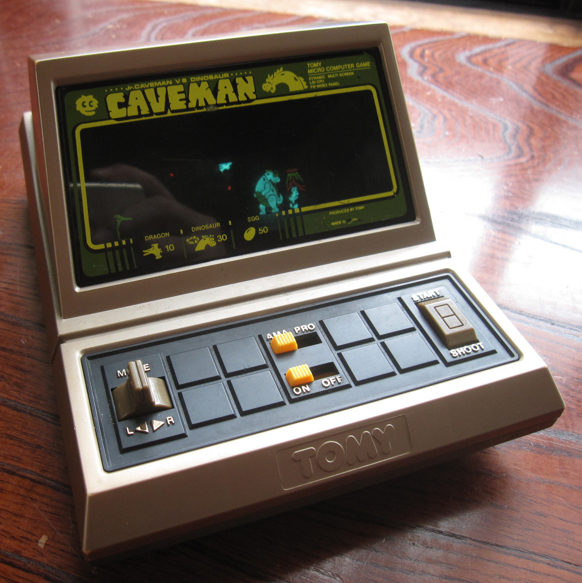 TOMY LSIゲーム ケイブマン 1円スタート 中古 原始人 動作確認済！TOMY