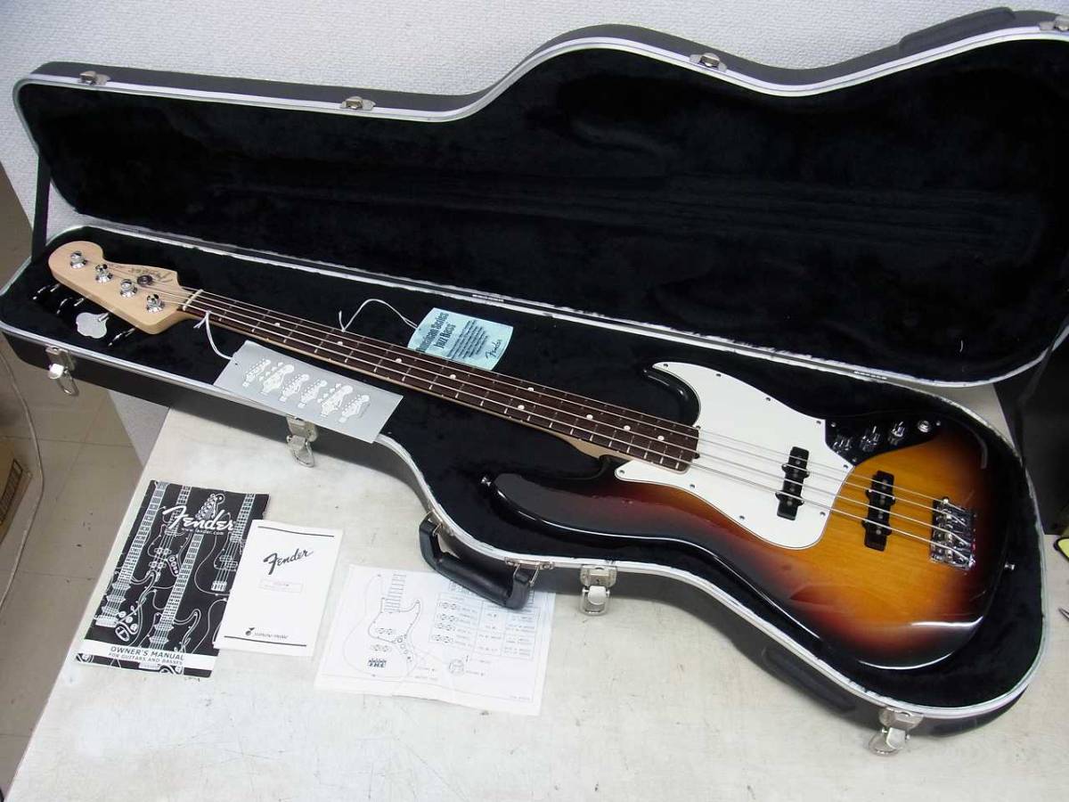 【安い，人気】 FENDER USA ジャズベース American Jazz Bass w/S-1 SW AM J BASS STSW(フェンダー)｜売買されたオークション情報、yahooの商品情報をアーカイブ公開 - オークファン フェンダー