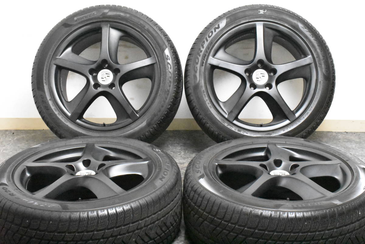 送料無料】【バリ溝美品】ポルシェ 955 カイエンS 純正 スポーツテクノ 