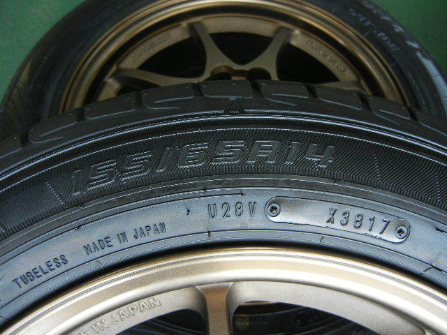 RAYS　レイズ　ボルクレーシング　CE28　クラブレーサー　14インチ　軽用　美品　 CE28 RAYS CLUB ホイール ii クラブレーサー2