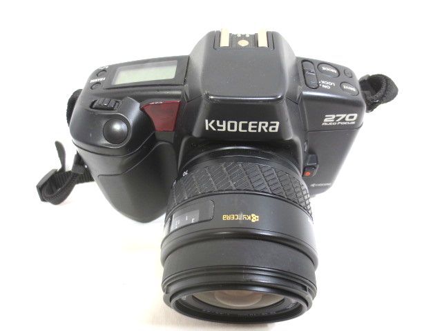 ●結構レア物 KYOCERA 270AF 一眼レフ フィルムカメラ☆京セラ 28-70mm F3.5-4.5レンズ/データーバック付き●