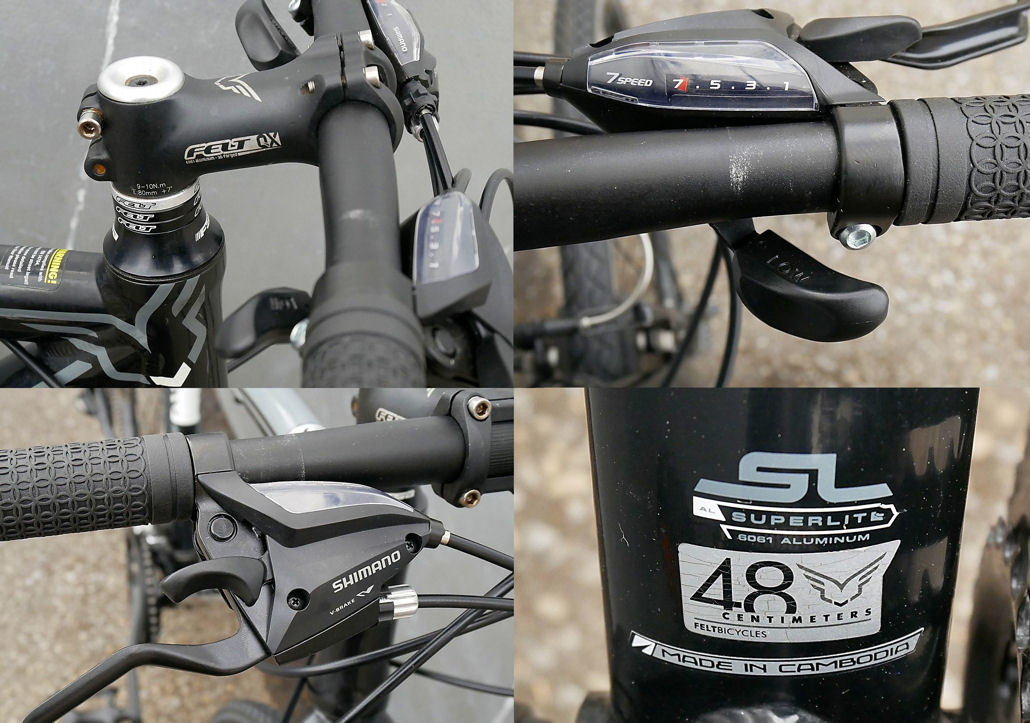 FELT(フェルト)QX60 タイヤ新品 CT48 700C クロスバイク 中古 ほぼ綺麗 