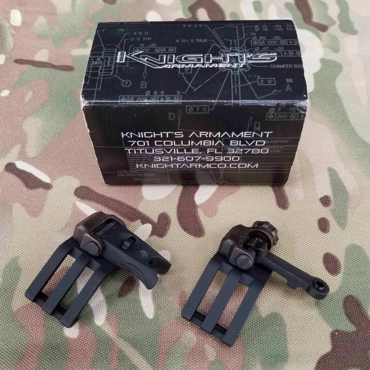 実物【Knight's Armament】Knights 300MオフセットサイトセットKAC