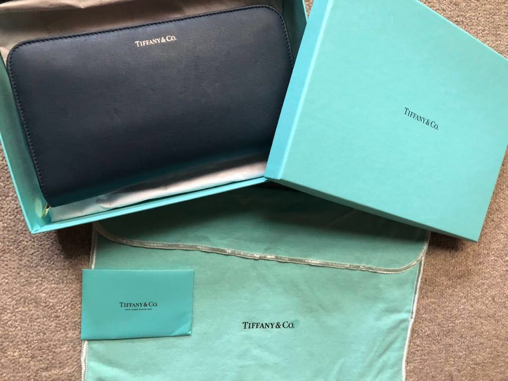 ティファニー レクタンギュラー 長財布 ポンド 美品 - ティファニー 