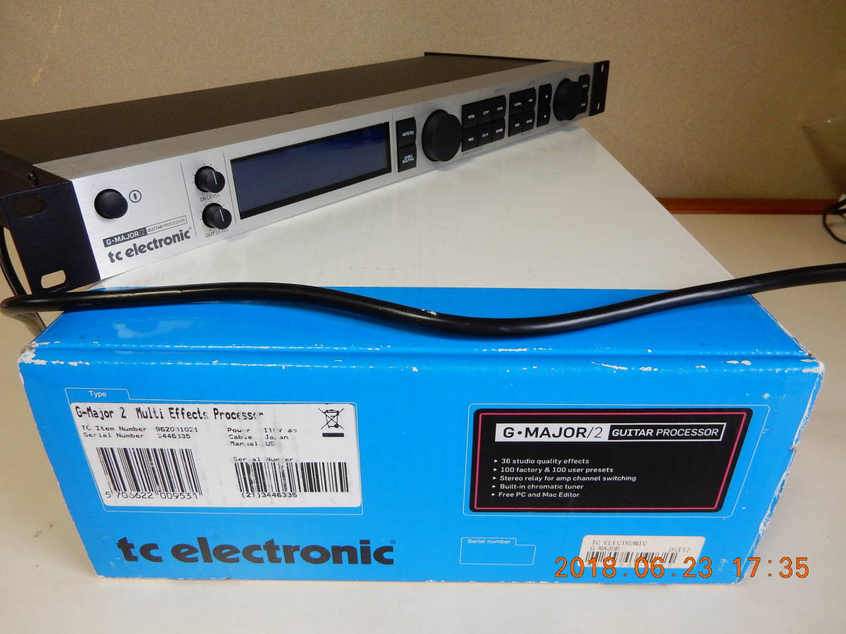 超美品・完動品 t.c.electronic G-MAJOR 2 工場出荷時の初期化済み 元 