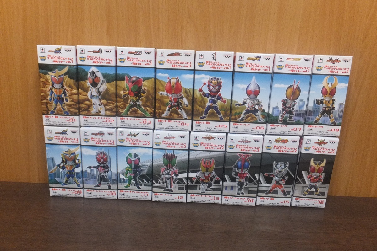 仮面ライダーシリーズ ワールドコレクタブルフィギュア 平成ライダー