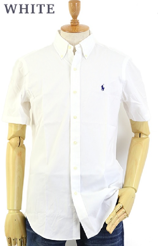 新品 12461 アウトレット Sサイズ 半袖 シャツ polo ralph lauren ポロ ラルフ ローレン 白