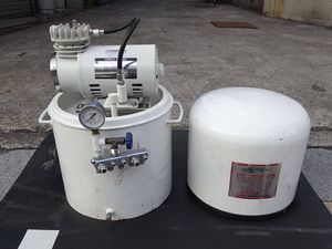 八重崎空圧㈱[2019年製]コンプレッサー HOHMI PC3-5.5T （八重崎空圧の 