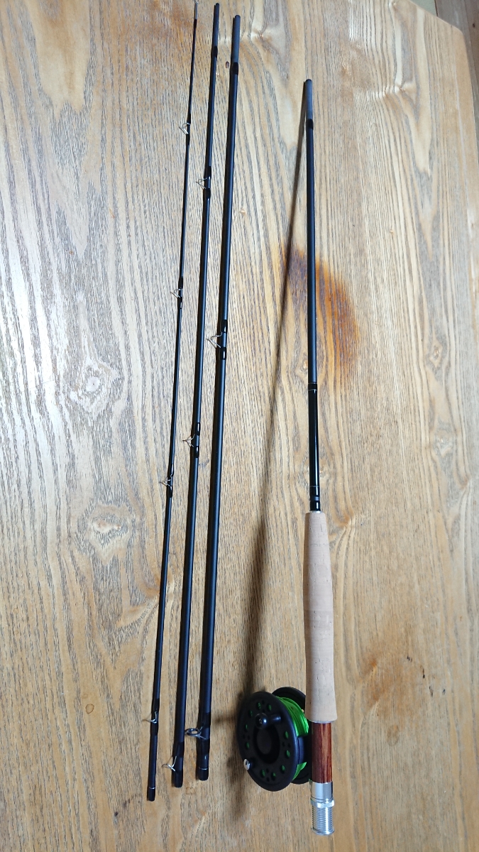 フライ ロッド セット K.Bullet R2 #5 9ft 使用数回のみの中古美品 