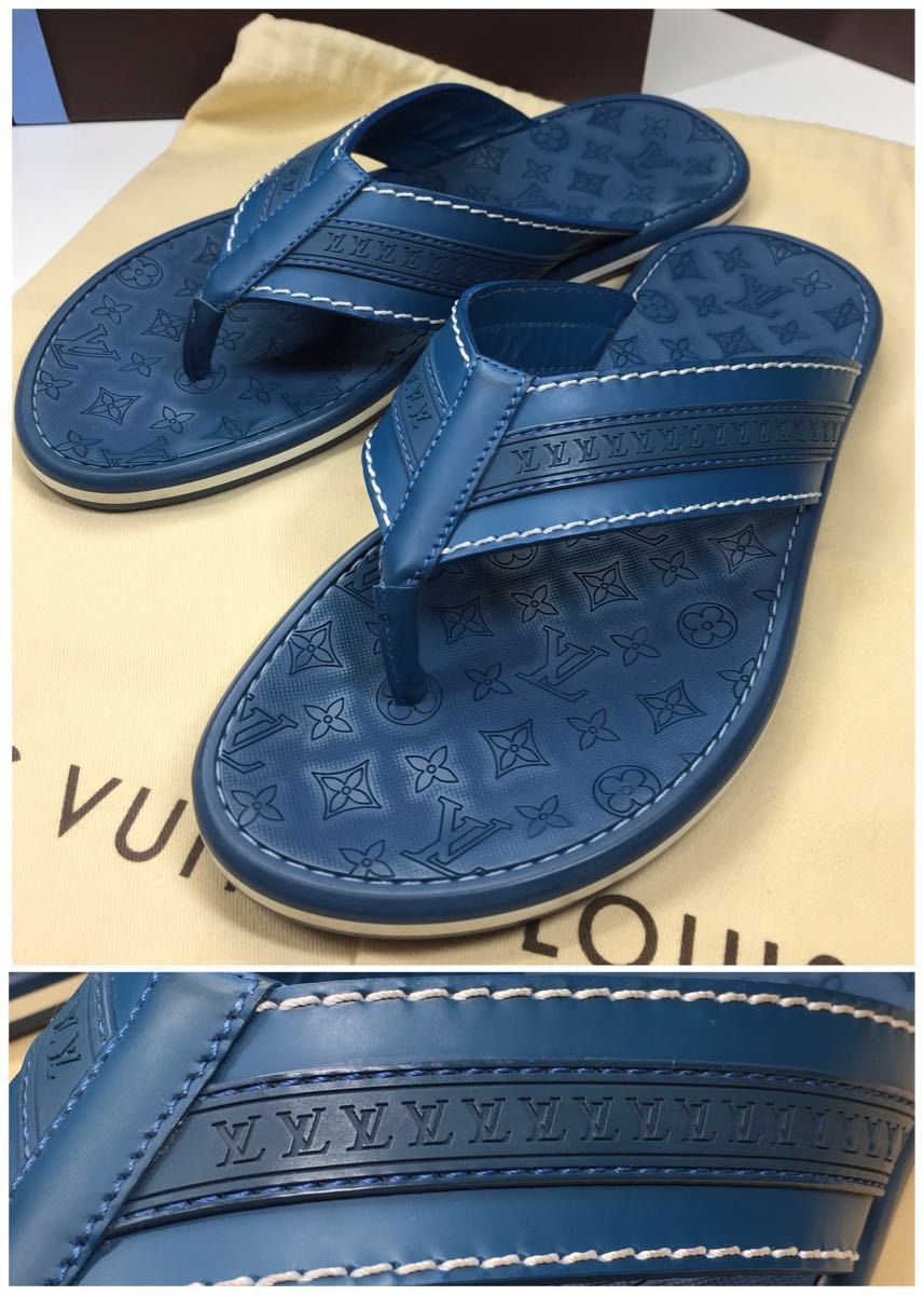極美品☆人気☆ルイヴィトン☆モノグラム LVロゴ☆ビーチサンダル