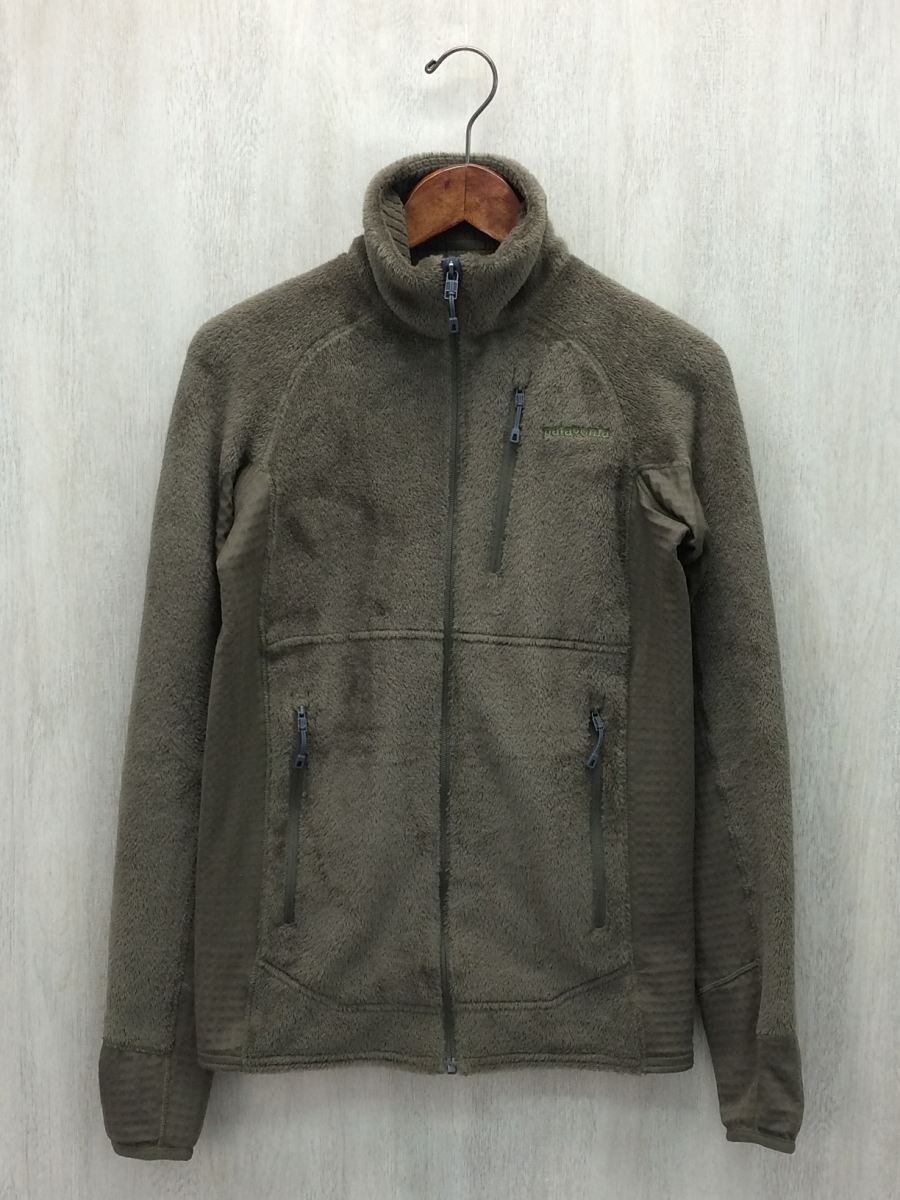 patagonia◇フリースジャケット/XS/ポリエステル/KHK/無地/16AW/R2 