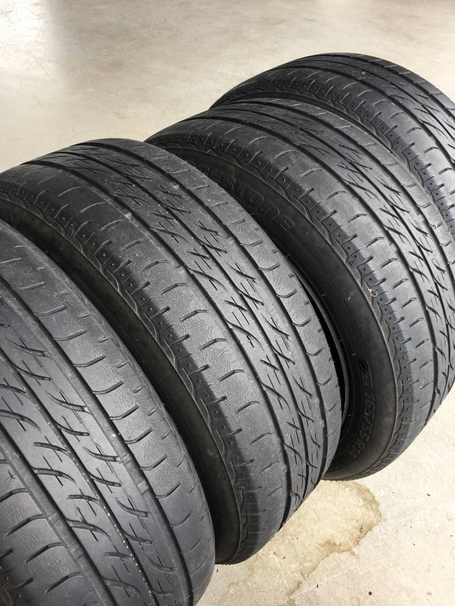 マツダ純正スチール 14×6J 4H/100 165/55R14 ガンメタ塗装 165/55R14 14×6J 4H +45 鉄ホイールセットマツダ純正 軽カー マツダ