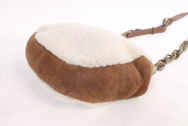 - SOFT MARNI HOBO スモールショルダー ムートン（ブランドマルニ）（バッグ・小物・ブランド雑貨 マルニMARNI　ムートンショルダーバッグ[LBGO81329]