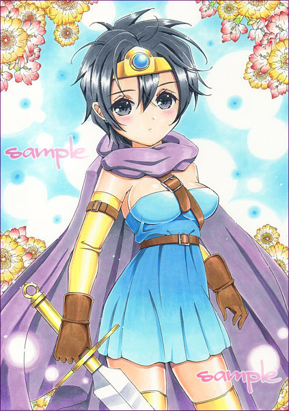 同人手描きイラスト ドラゴンクエスト3 ドラクエ3 Dq3 女勇者 女の子 手描きイラスト 売買されたオークション情報 Yahooの商品情報をアーカイブ公開 オークファン Aucfan Com