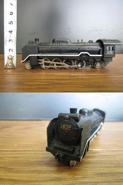 鉄道模型 D51 101 蒸気機関車 置物 インテリア コレクション 趣味 電車  