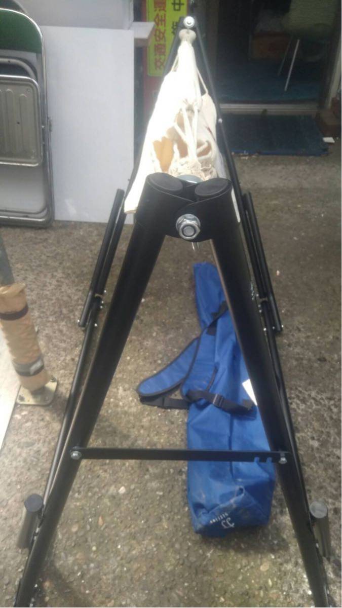 ポータブルハンモック&ハンモックチェア2WAY自在式新古品物ですケース付き_2