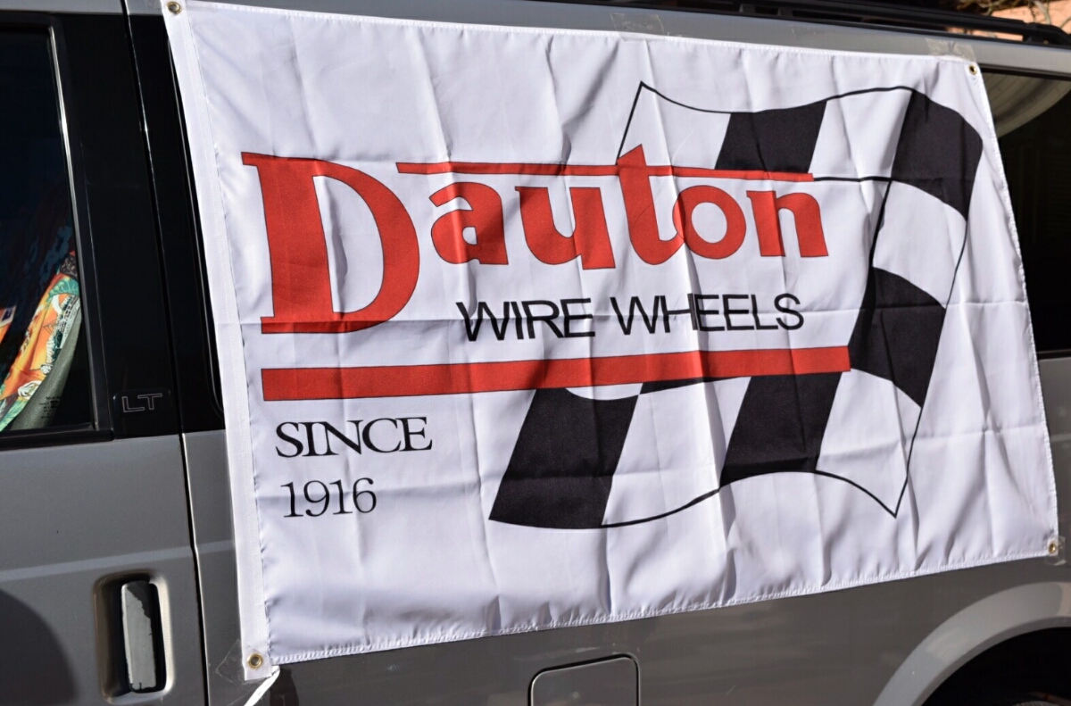 デイトン Dayton ホイール バナー 看板 フラッグ ローライダー アメ車 