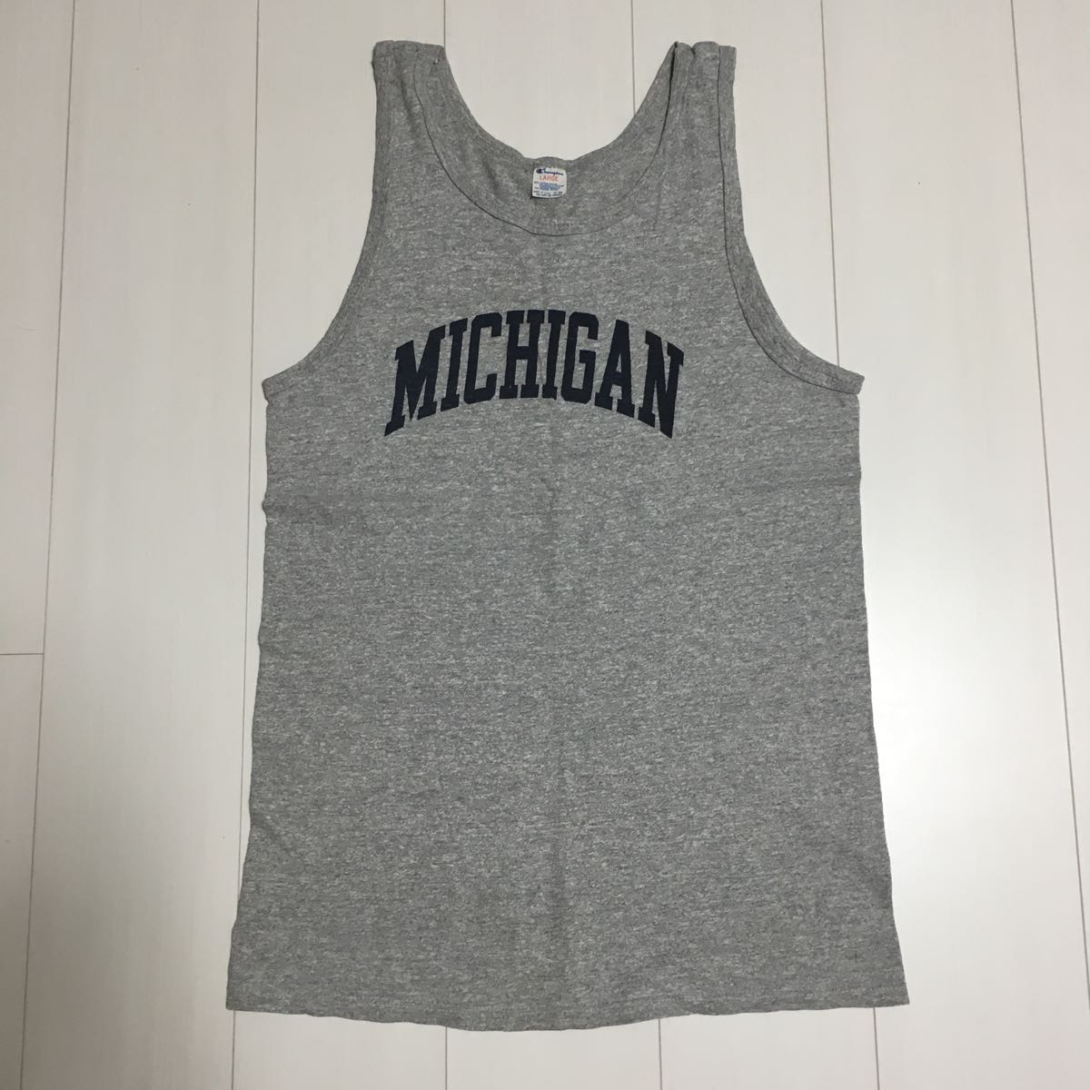 【SALE，限定SALE】 80's CHAMPION チャンピオン タンクトップ 88/12 MICHIGAN SIZE/L(その他)｜売買されたオークション情報、yahooの商品情報をアーカイブ公開 - オークファン 男性用
