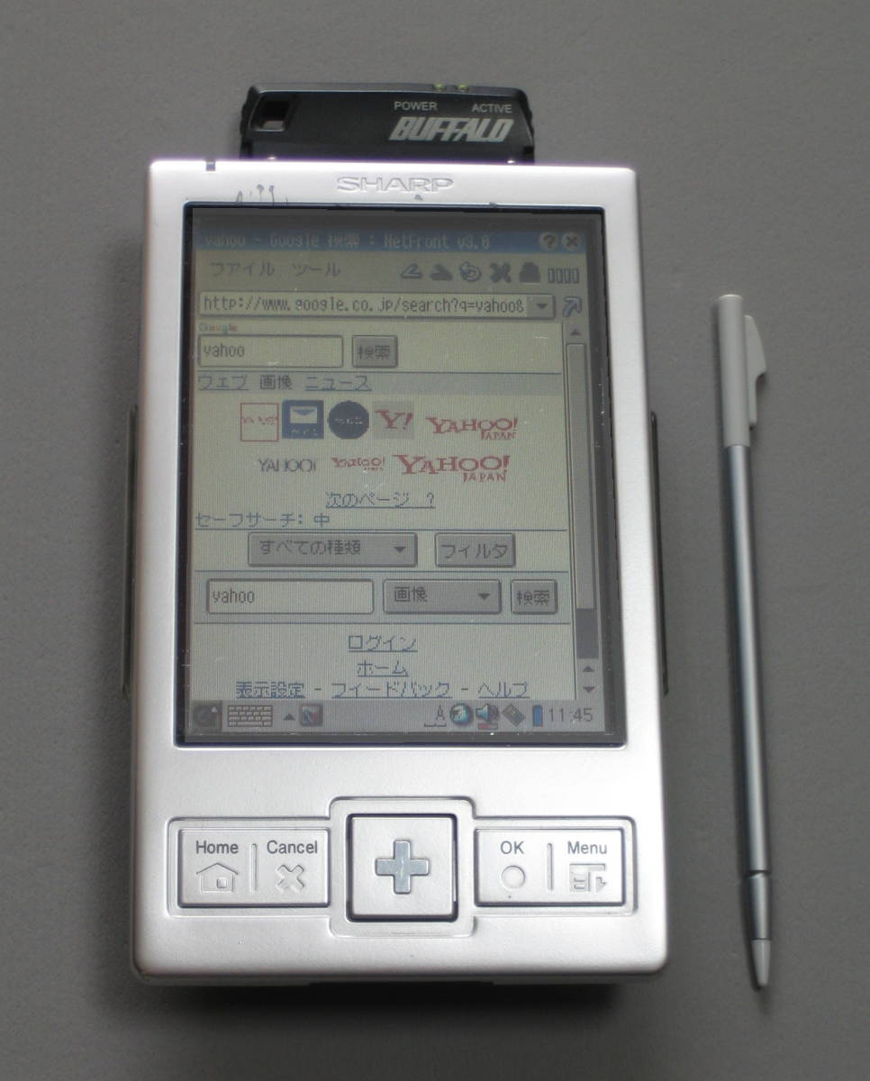 動作品／シャープ ザウルス 無線LANセット】SHARP Zaurus SL-A300