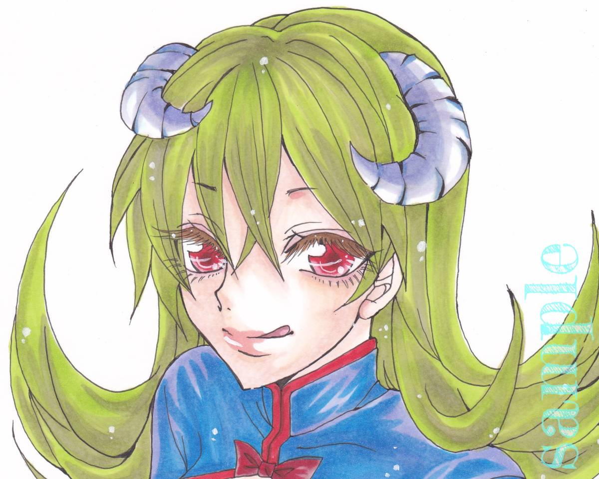 オリジナル イラスト 手描き ドラゴン擬人化 チャイナ 胸あき 創作 サイズ 手描きイラスト 売買されたオークション情報 Yahooの商品情報をアーカイブ公開 オークファン Aucfan Com