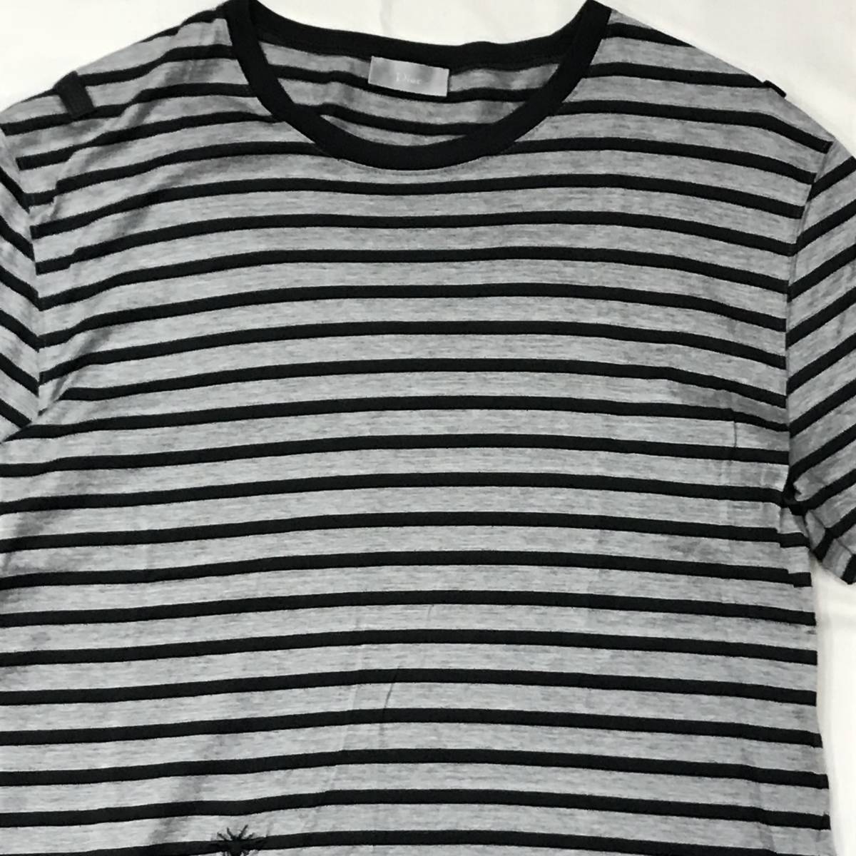 ディオールオム BEE ボーダーTシャツ L | VACHAMBER.COM